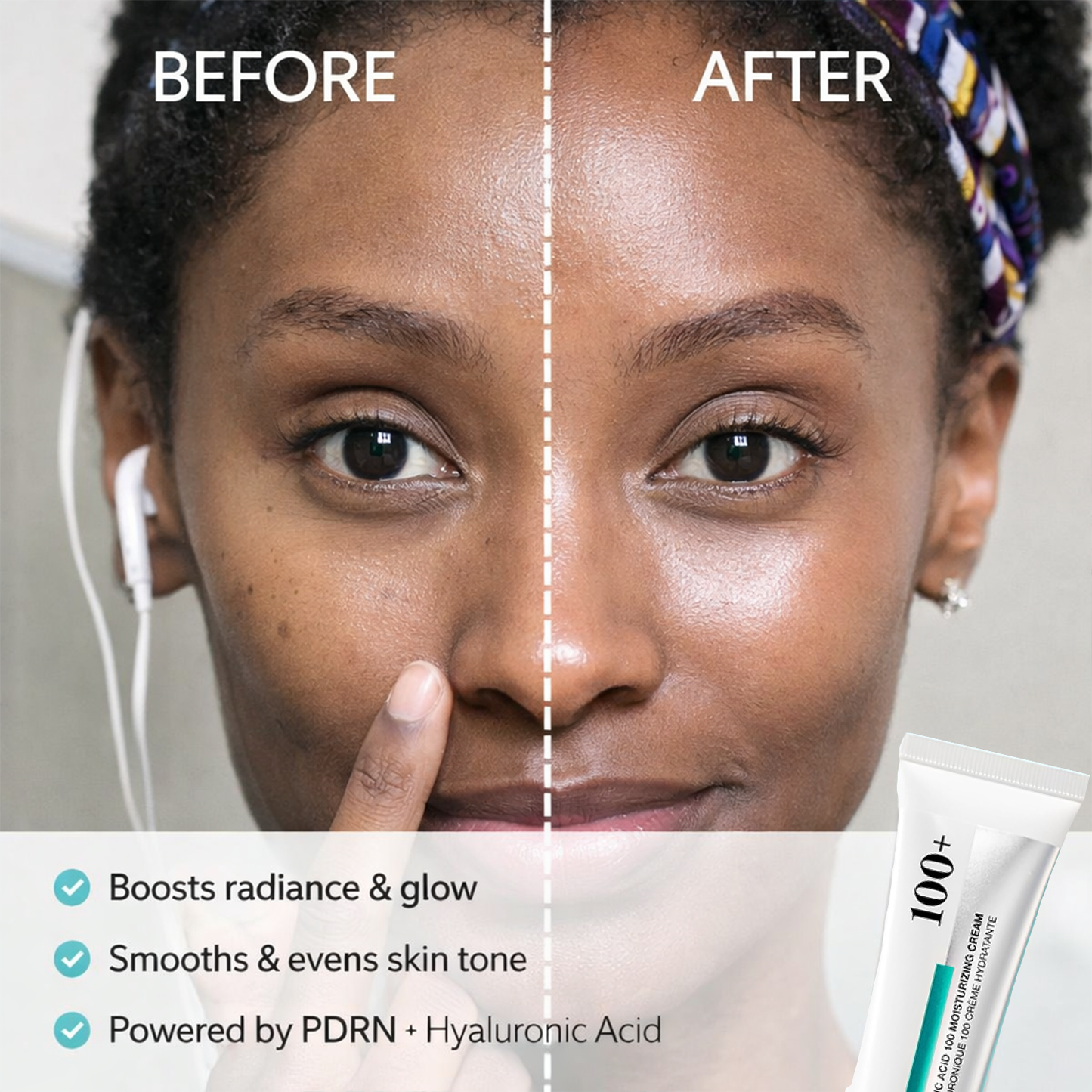 Luminara Glass Skin Hydration Cream (PDRN-Infused)